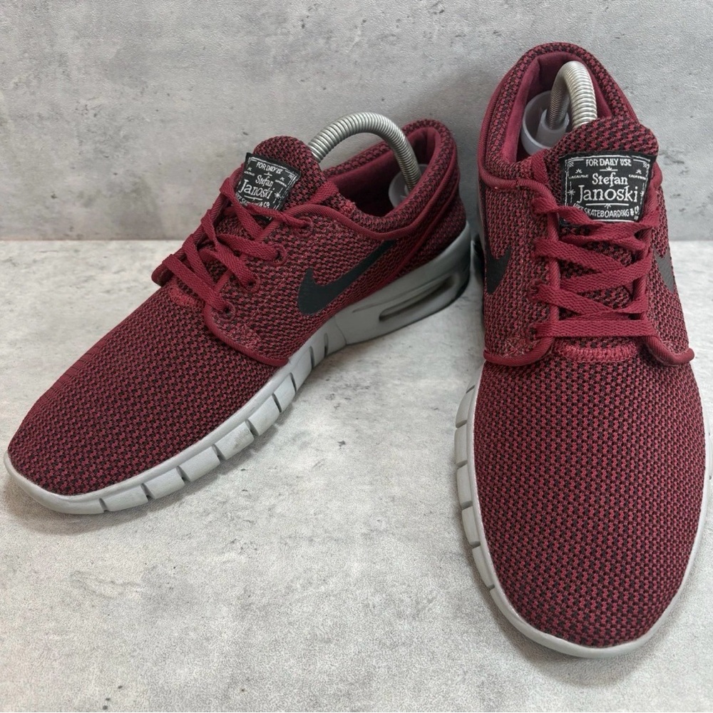 Nike‎ Stefan Janoski Max Red Team Men’s Size 8 Skateboarding Blur 631303-603